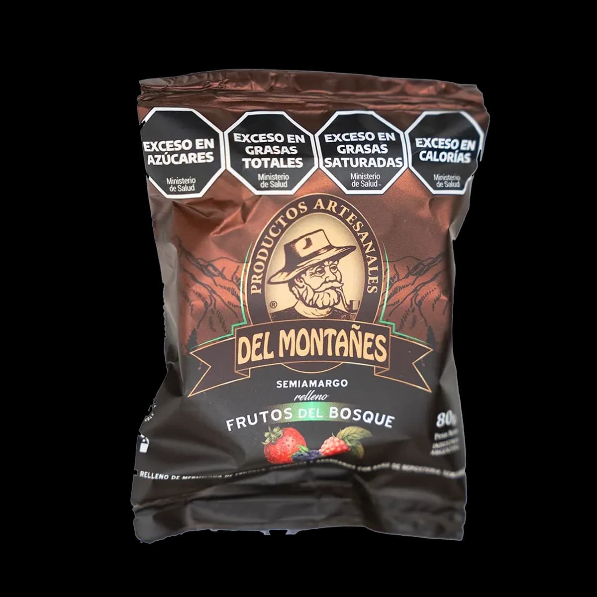 Alfajor Negro Frutos del Bosque